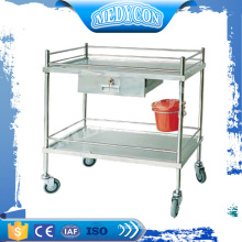 Edelstahl-Hosterausrüstung Dressing medizinischen Trolley